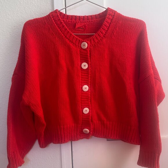 Babaa Cardi no.14 in Summer Flame - Picture 4 of 4